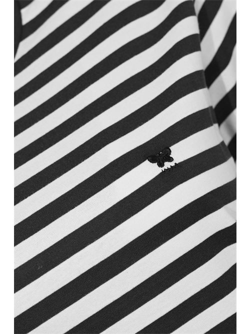 T-shirt basic WKDVENACO in cotone a righe Ecru/nero WEEKEND MAX MARA | 2615971031600010